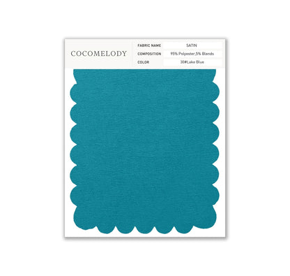 Satin Fabric Swatch in Single Color SWST16003 - COCOMELODY