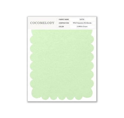 Satin Fabric Swatch in Single Color SWST16003 - COCOMELODY