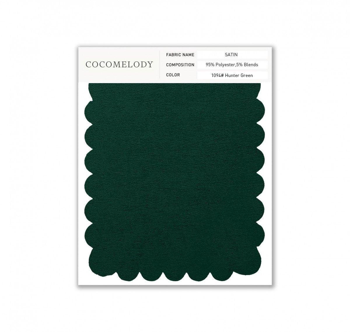 Satin Fabric Swatch in Single Color SWST16003 - COCOMELODY