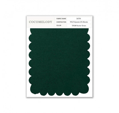 Satin Fabric Swatch in Single Color SWST16003 - COCOMELODY