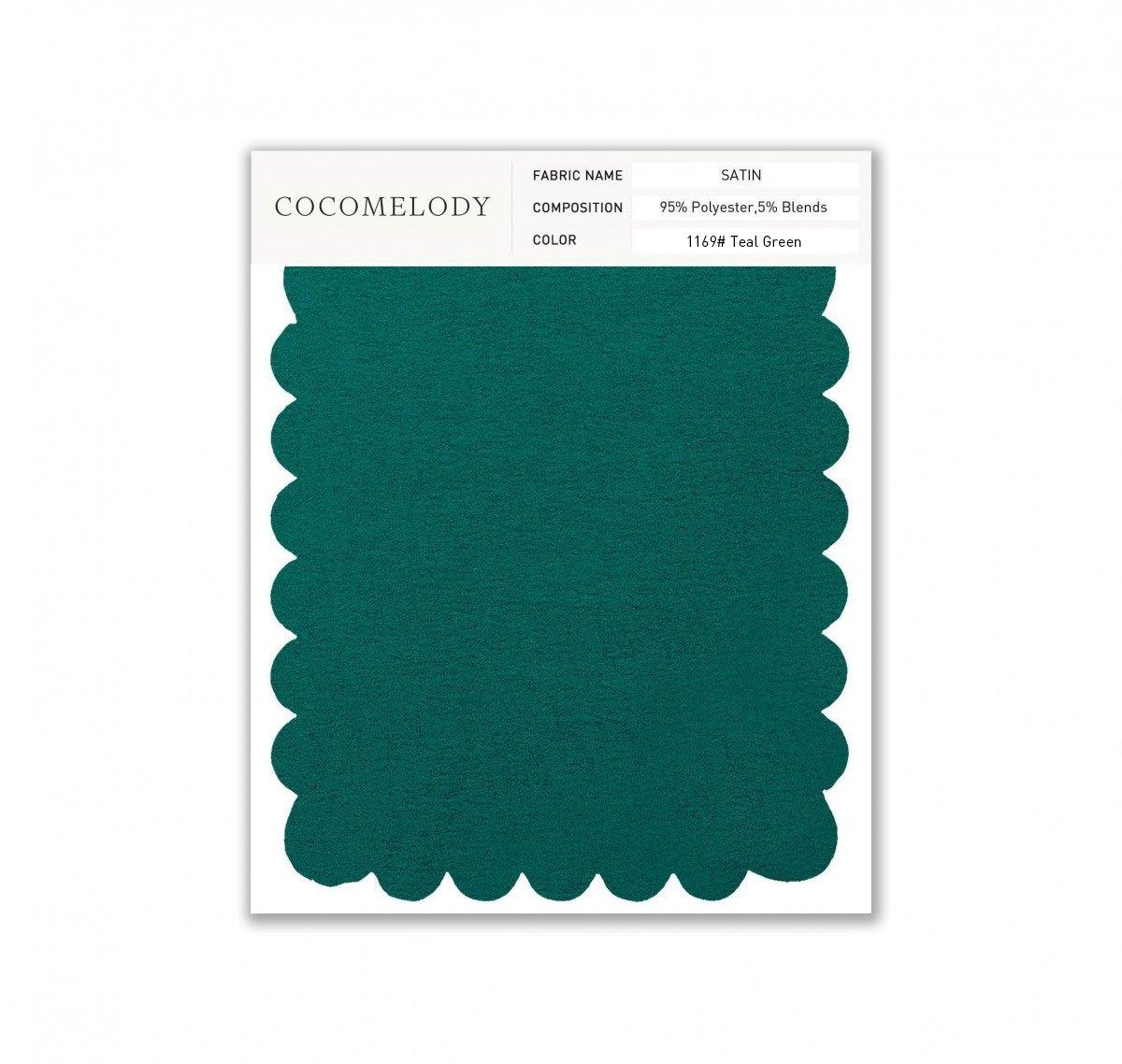 Satin Fabric Swatch in Single Color SWST16003 - COCOMELODY