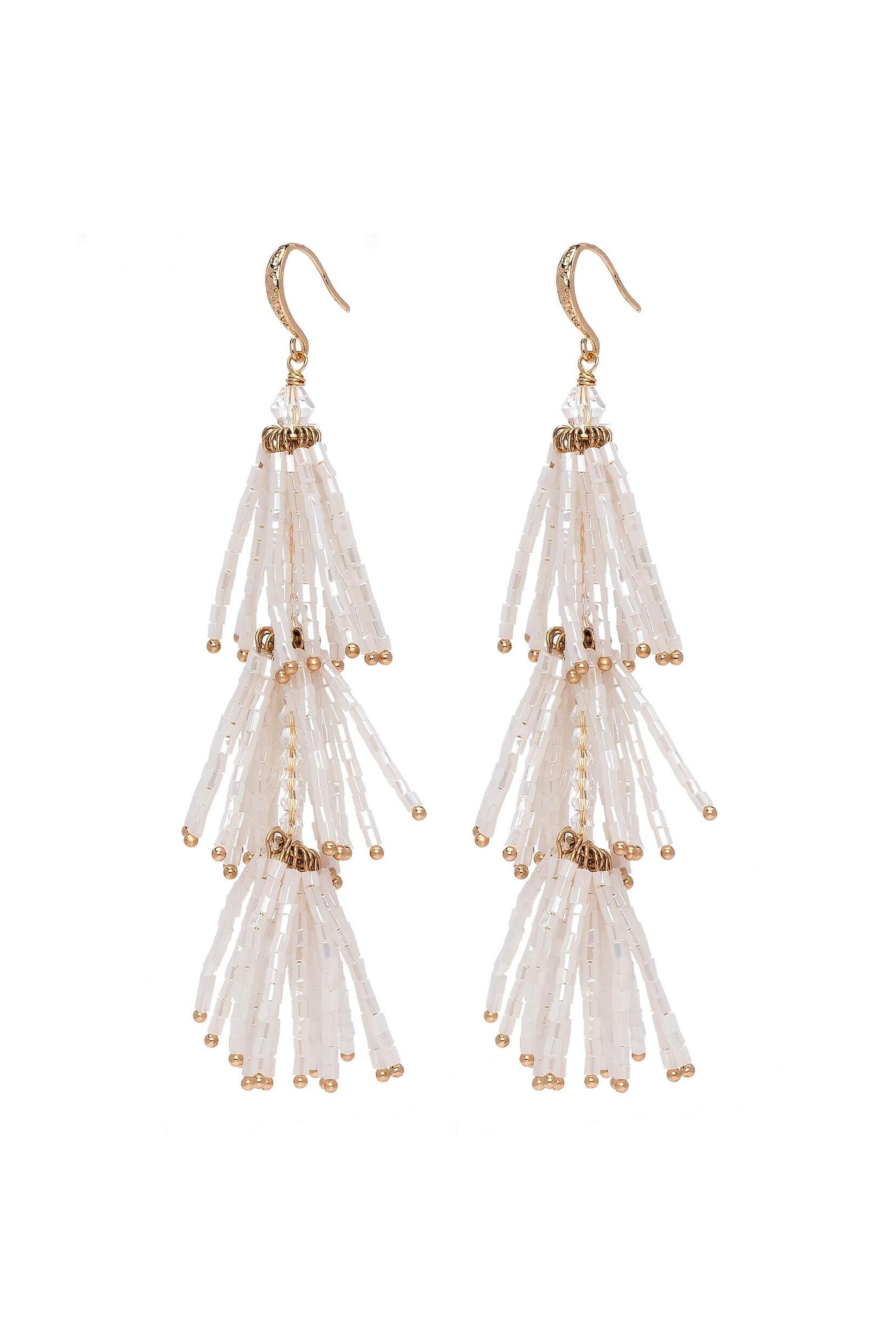 Alloy Earrings with Crystals Beading CE0125 - COCOMELODY