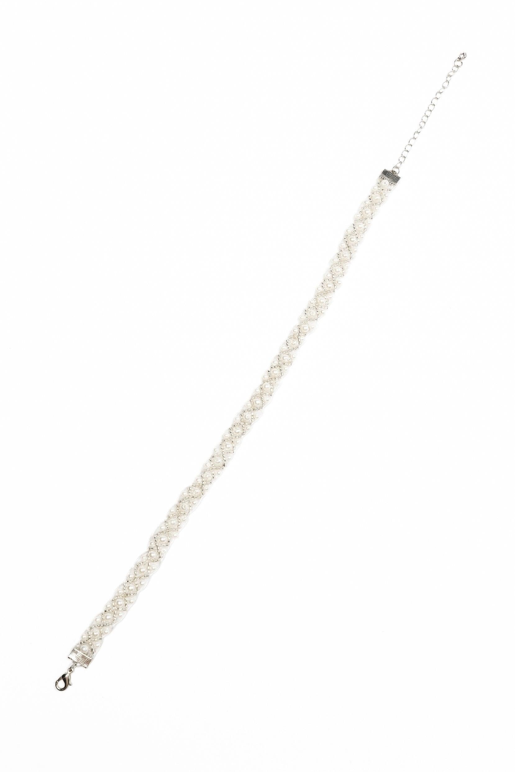 Tulle Necklaces with Pearl CX0035 - COCOMELODY