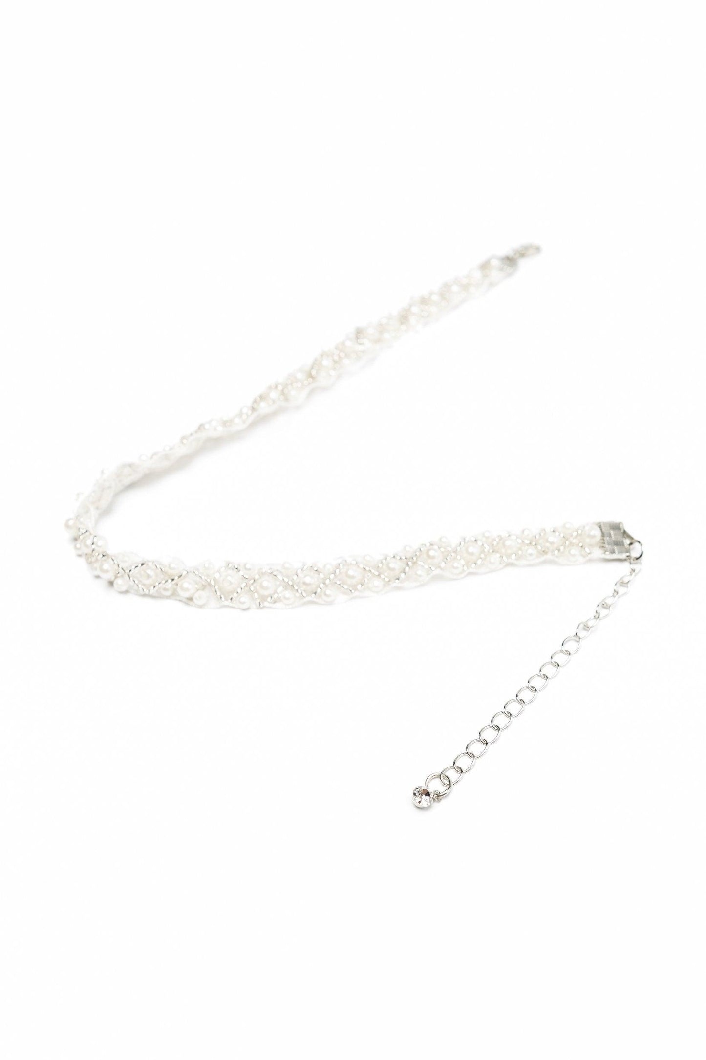 Tulle Necklaces with Pearl CX0035 - COCOMELODY