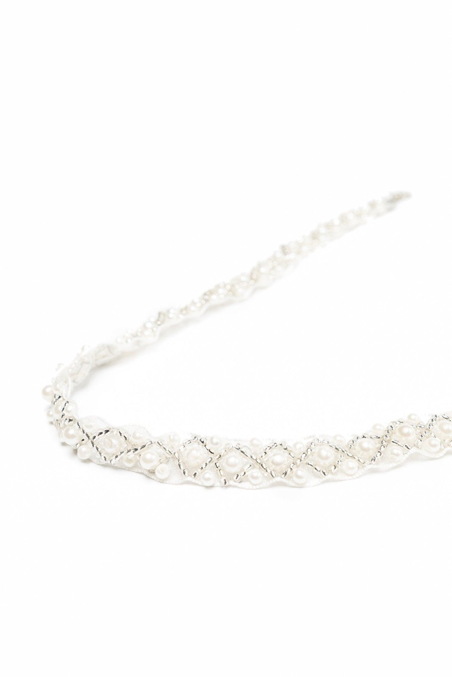 Tulle Necklaces with Pearl CX0035 - COCOMELODY