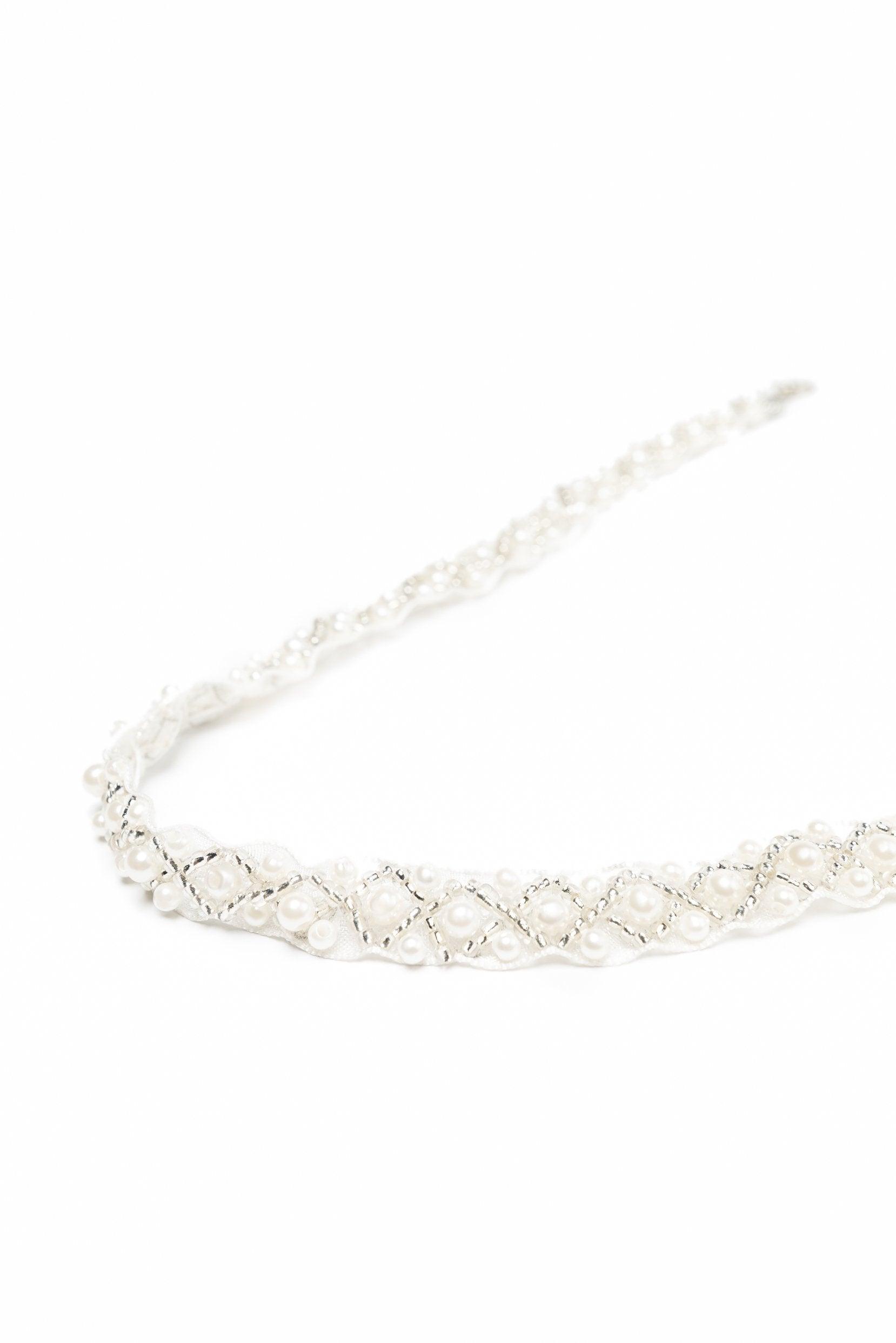 Tulle Necklaces with Pearl CX0035 - COCOMELODY