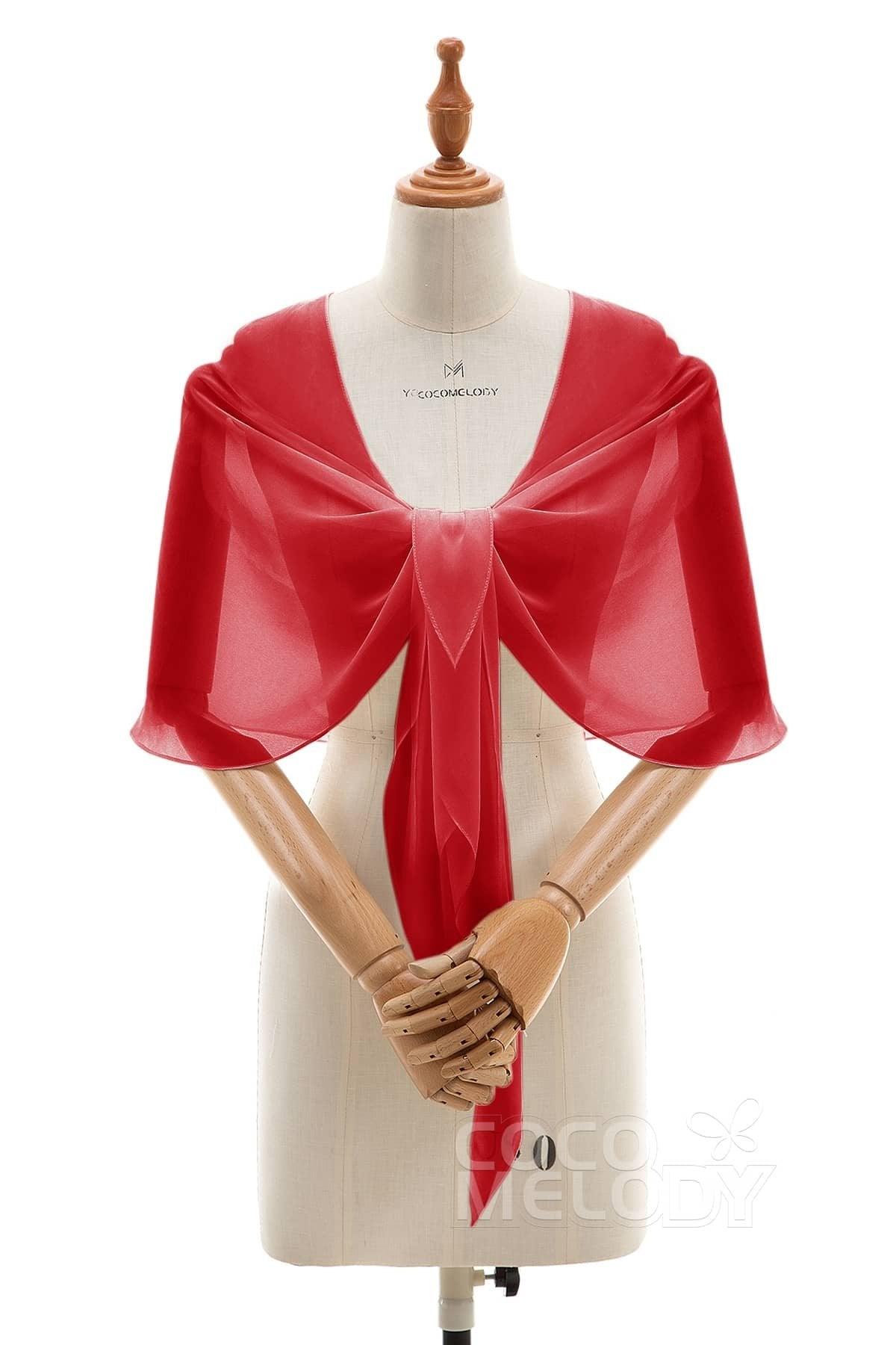 Classic Chiffon Dress Wrap WR16002 - COCOMELODY