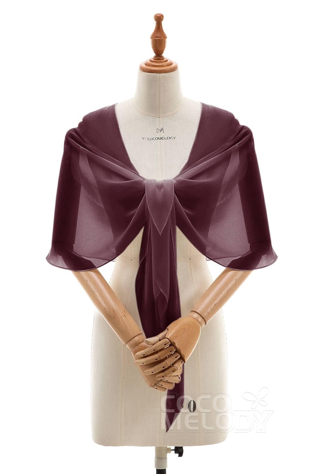 Classic Chiffon Dress Wrap WR16002 - COCOMELODY
