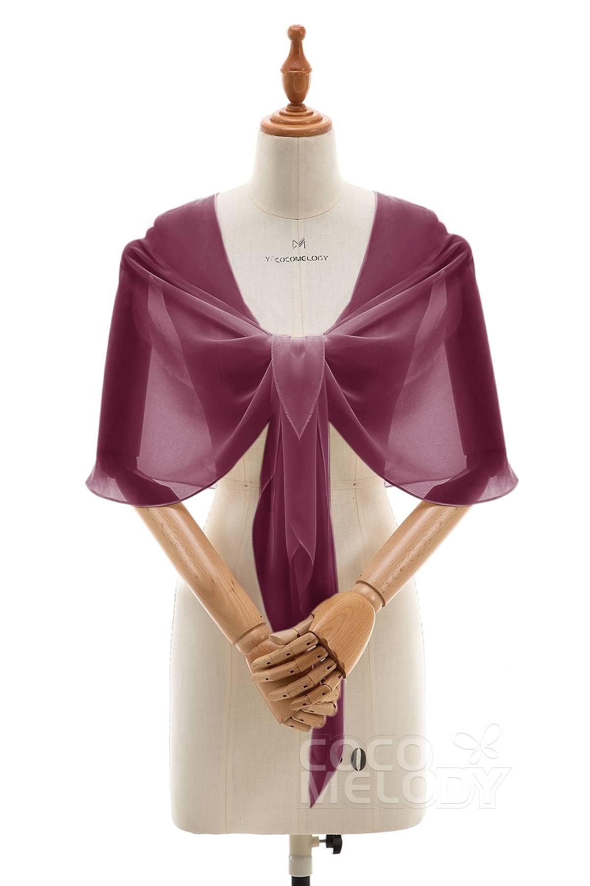 Classic Chiffon Dress Wrap WR16002 - COCOMELODY